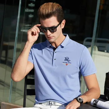 2020 Brand Polo Shirt Mens De Vara Cu Maneci Scurte Plus Dimensiune Homme De Îmbrăcăminte Din Bumbac De Designer De Înaltă Calitate, Broderie Moda Topuri