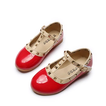 Noi Sosiri Nituri Pantofi Fete T-Curea Pantofi de Partid Pentru Copii Copiii Apartamente de Moda pentru Copii Printesa Pantofi Fete Mari Sandale MCH097