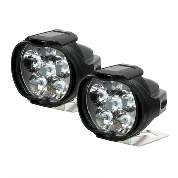 LEEPEE Reflector LED 6 LED Universal Motocicleta de Ceață Lampa de Lucru la fața Locului Lumina Super-Luminos 1200LM 1 Pereche Faruri Motociclete
