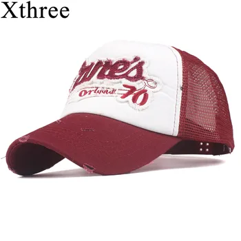 Xthree noi de vara plasă de baseball capac montat palarie Casual capac gorras 5 panoul de hip-hop snapback pălării pentru barbati femei unisex