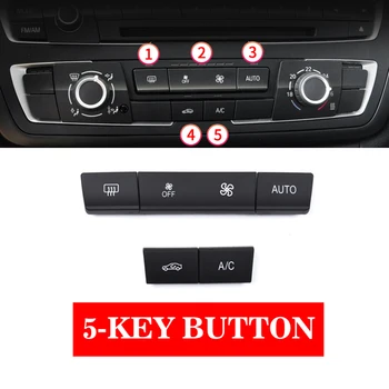 ABS Masina Aer Conditionat CD Controlul Digital Cheie Butonul Capacului Ornamental Autocolant Pentru BMW F30 F80 F31 F32 F33 F35 2013-18 1/2/3/4 serie