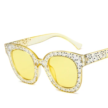2020 Lux Pătrat ochelari de Soare pentru Femei Brand Călătorie în aer liber Cristal Ochelari de Soare Doamnelor Gradient Oculos Nuante UV400