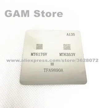 MT6176V MT6353 TFA9890A BGA Matrita Pentru Noblue Putere IC PM Chip Reball Pin Lipit BGA Directe HeatTemplate A135 K37