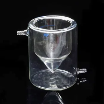 500ml Strat Dublu Pahar, cu Manta pahar de Sticlă, Reactor Fotocatalitic, Sticlă Borosilicată Mare