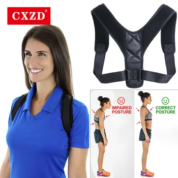 CXZD Reglabil femei Corecție Postura de Claviculă Posterior Umărul coloanei Vertebrale Lombare Bretele Corectarea Posturii Suport Curea