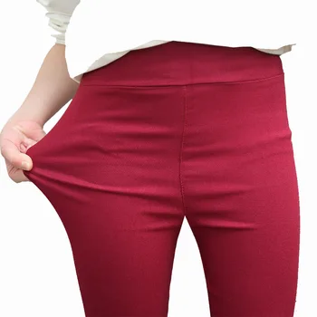 2020 Noua Moda Pentru Copii Pantaloni De Fete Bomboane De Bumbac De Culoare Fata Jambiere Primavara-Vara Elastic Creion Pantaloni Copilului Solid Jambiere