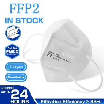 50pc baluri réutilisables ffp2 măști fpp2 adult ffpp2 măști de protecție mască ffp2 certificate masca 5-strat ffp3 mascherine Masca