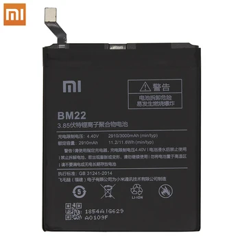 Original Xiaomi 5 MI5 Km 5 baterii de Telefon BM22 de Mare Capacitate Reîncărcabilă Telefon Xiaomi Baterie de 3000mAh +Instrumente Gratuite de Telefon AKKU