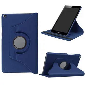 360 de Rotație Flip Stand Acoperi Caz Pentru Huawei MediaPad T3 8.0 KOB-L09 KOB-W09 Tableta Caz pentru Huawei T3 8 Onoarea de a Juca Pad 2 8.0