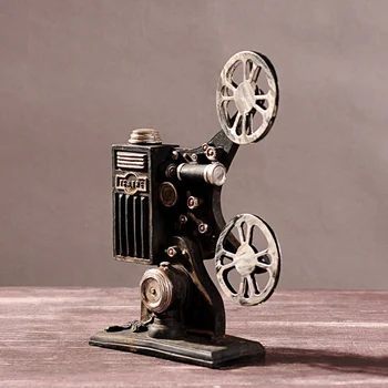Retro Nostalgic Film Proiector Model Ușor De Utilizat, Rezistenta la Coroziune Film de Epocă de Creație Cinema Fotografiere Decor cadou