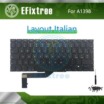 Noi A1398 Tastatură italiană Pentru Macbook Pro Retina 15