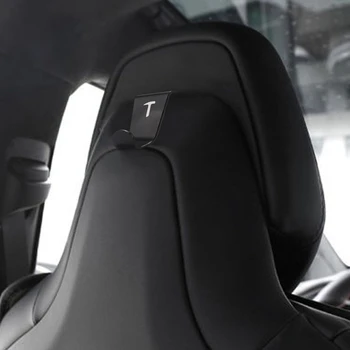 2 X Scaun Auto Tetiera Cârlig Umeraș dulie pentru Tesla Model 3/S/X aplicabile accesorii auto