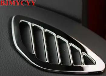 BJMYCYY 2 BUC/SET din oțel Inoxidabil cadru decor pe partea superioară a orificiului de aerisire din bord Pentru Chevrolet Cruze 2017 Accesorii