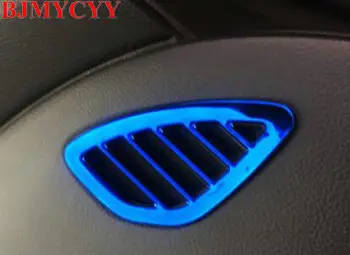 BJMYCYY 2 BUC/SET din oțel Inoxidabil cadru decor pe partea superioară a orificiului de aerisire din bord Pentru Chevrolet Cruze 2017 Accesorii