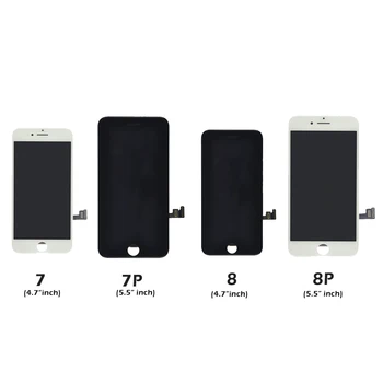 Clasa AAA Ecran LCD Pentru iPhone 5S 6 6S 7 8 Plus Touch Digitizer Inlocuire Ansamblu Ecran pentru iPhone 6P 6SP 7P 8P Pantalla