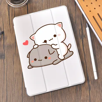Iubitor de Pisica pentru Aer iPad 4 Caz Drăguț Creion 10.2 8-2020 7 Pro 12.9 11 2018 Mini 5 Capac de Silicon Pentru 10.5 Aer 1 2 3