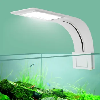 Super Slim LED Acvariu Lumina de Iluminat plante Cresc Light 5W/10W/15W Plantelor Acvatice de Iluminat rezistent la apa Clip-on, Lampa Pentru acvariu