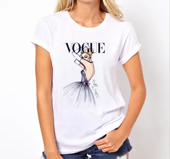 футболка женская 2019 Secțiune Subțire Tricou Vogue Scrisoare Harajuku Femeie T-shirt de Agrement Moda Estetice Tricou