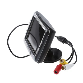 3.5 Inch TFT LCD Monitor cu Ecran Reverse Camera Auto retrovizoare de Backup Nou