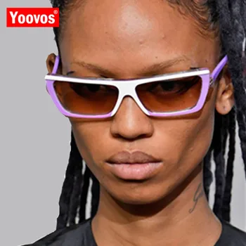Yoovos Pătrat Ochelari De Soare Femei 2021 Brand Designer De Epocă Ochelari De Soare Femei Oglinda Retro Clasic Oculos Gafas De Sol