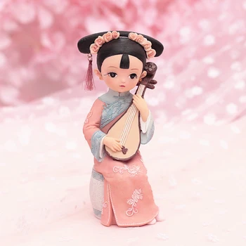 Retro Palat Chineză Princess Cake Topper Destul de Fata Ziua de nastere Copii Favoarea Tort de Decorare Cupcake Topper pentru Desert masa Decor de Masă