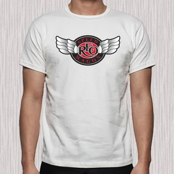 Noi REO Speedwagon Trupa de Rock Legenda Logo-ul pentru Bărbați T-Shirt Alb, Marimea S La 3XL Ridicata O Neck TEE Shirt
