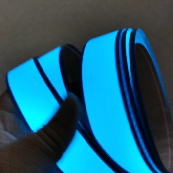 New Sosire 3cm x 200cm Albastru Flexibil EL bandă Electroluminiscente Banda led lumina de neon banda Cu DC12V Invertor