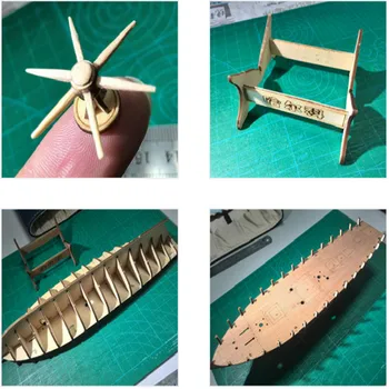 1:100 DIY din Lemn de Asamblare Corabie Model 3D Designer Clasic Barca de Navigatie Tăiere cu Laser Procesul de Jucarii Cadouri pentru Adult