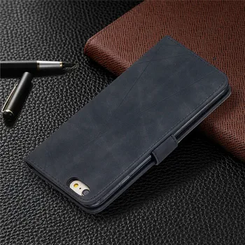 Portofel Flip case Pentru iPhone 6S 6 Plus Cover Pentru iPhone 12Mini 12 Pro Max Cazul Magnetic Piele Stand de Telefon Pungă de Protecție