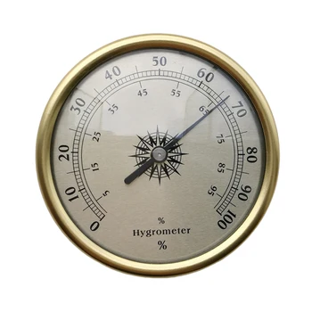 1BUC 7.2 cm Inel de Aur de Suprafață Higrometru Instrumente Termometru