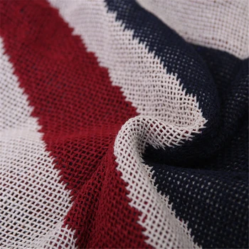 Grele De Fir De Bumbac Pătură Canapea Union Jack Tricotate Arunca Pături Pentru Paturi Canapele De Anul Nou Decor Acasă