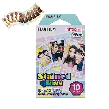 Autentic Fujifilm Instax Mini 8 Film Fuji Instant Hârtie Vitralii 10 Foi Pentru mini 9 8 7s ' 50 90 25 de Share SP-1, SP-2 Camera