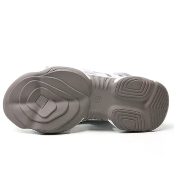 ADBOOV de Vară 2020 Reflectorizante Indesata Sandale Femei Catarama Platformă de Design Plat Sandale Pantofi