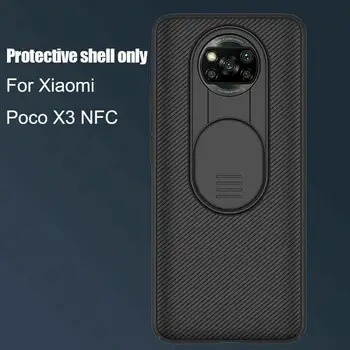 Pentru Xiaomi Poco X3 NFC Glisați Capacul de Protecție a Lentilei Camerei de Acoperire a Proteja X3 Cam Glisați Înapoi Capacul din Spate Slim Scut Caz NFC D1G4