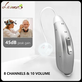 Aparat auditiv Digital Audiere Amplificator pentru Adulți Open-Fit Fit Ambele Urechi de Reducere a Zgomotului BTE Amplificator de Sunet Personal