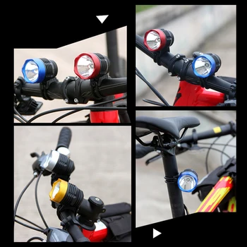 Mini Super LED-uri Luminoase de Biciclete Lumina 3 modul de Iluminare 4 Culori Far Impermeabil flash Față lampă lumină Biciclete Ciclism iluminat