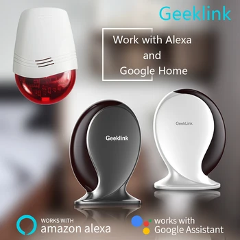 Geeklink GT-1 Gânditor Gazdă Acasă Inteligent de Control de la Distanță Center Security Monitor de Alarmă IR+RF+WIfi lucra cu Alexa de Start Google