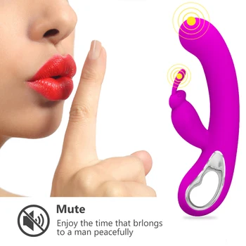 Produse pentru Sex 12 Viteza de G-spot Corp Masaj Vibrator Rabbit USB Reîncărcabilă Femeie Masturbari Penis artificial Vibratoare jucarii Sexuale pentru femei