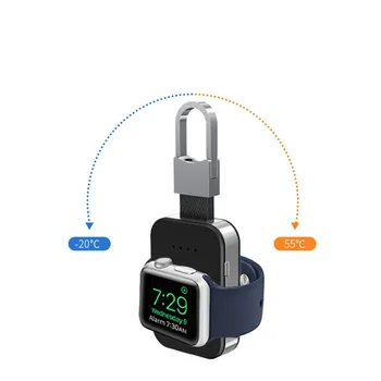 Încărcător Wireless QI Pentru Apple Watch band 4 42mm/38mm iWatch 3 4 Portable ceas inteligent Externe acumulator Pachet Breloc putere banca
