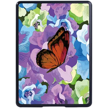 Tipărite Fluture Shell Caz Acoperire pentru Amazon Kindle 8/10 Paperwhite 1 2 3 4 Ultra Subțire, rezistent la Șocuri Coajă de Protecție Pen +