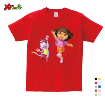 Tricou pentru Fete Copii Tricou Nou Dulce Stil Minunat Tricou copil copil Drăguț Desene animate Teuri Fetita haine de Vara Topuri