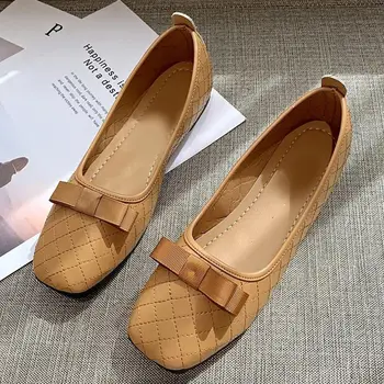 MCCKLE Pantofi Plat pentru Femei Deget de la picior Pătrat Moale Moda Doamnelor Mocasini Slip Pe Femei Mocasin Casual Confortabil Femeie Încălțăminte