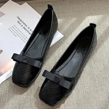 MCCKLE Pantofi Plat pentru Femei Deget de la picior Pătrat Moale Moda Doamnelor Mocasini Slip Pe Femei Mocasin Casual Confortabil Femeie Încălțăminte