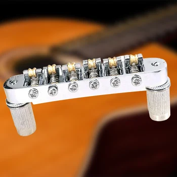 Înlocuirea DIY Chitara Electrica Pod Coada Piese Reglabile cu Role de Reparare Muzica Tune-o-matic Instrument Ușor de instalat Durabil