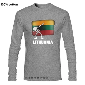 Tricou barbati de Moda t-shirt bioshick Tamponare Schelet lituania Pavilion Halloween tricou