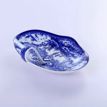 Ceramica Europene albastru și alb portelan fel de mâncare creative ceai de după-amiază dim sum placa decor de masă acasă cuptor cu microunde cadou