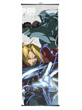 40*100cm Fullmetal Alchemist Anime Postere Edward Elric Colonelul Roy Mustang Perete Picturi de Înaltă calitate Relief