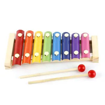 Copilul Instrument Muzical De Jucarie Xilofon Din Lemn Pentru Copii Copii Muzicale Jucării Amuzante Pentru Fete Pentru Copii De Învățare De Învățământ De Jucării Pentru Copii Cadouri