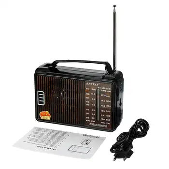 Rapid de Transport maritim RX-608AC Plin de Radio Digital Demodulator FM/AM/SW/LW Radio Stereo Portabil de Radio pe Internet Pentru limba engleză, rusă Utilizator