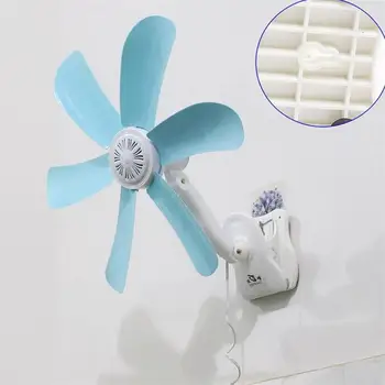 Fierbinte Liniștită 5 Frunze Electric Clip Fan Breezer Cooler Cărucior Fanii Ventilator Electric Multifuncțional agățat de Perete de Masa Folder Fan